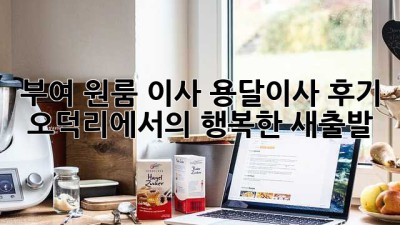 부여 원룸 이사, 용달이사 후기: 오덕리에서의 행복한 새출발!